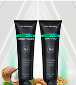 Vegan Tourmaline Shampoo & Conditioner Duo  – Moisturizing & Smoothing