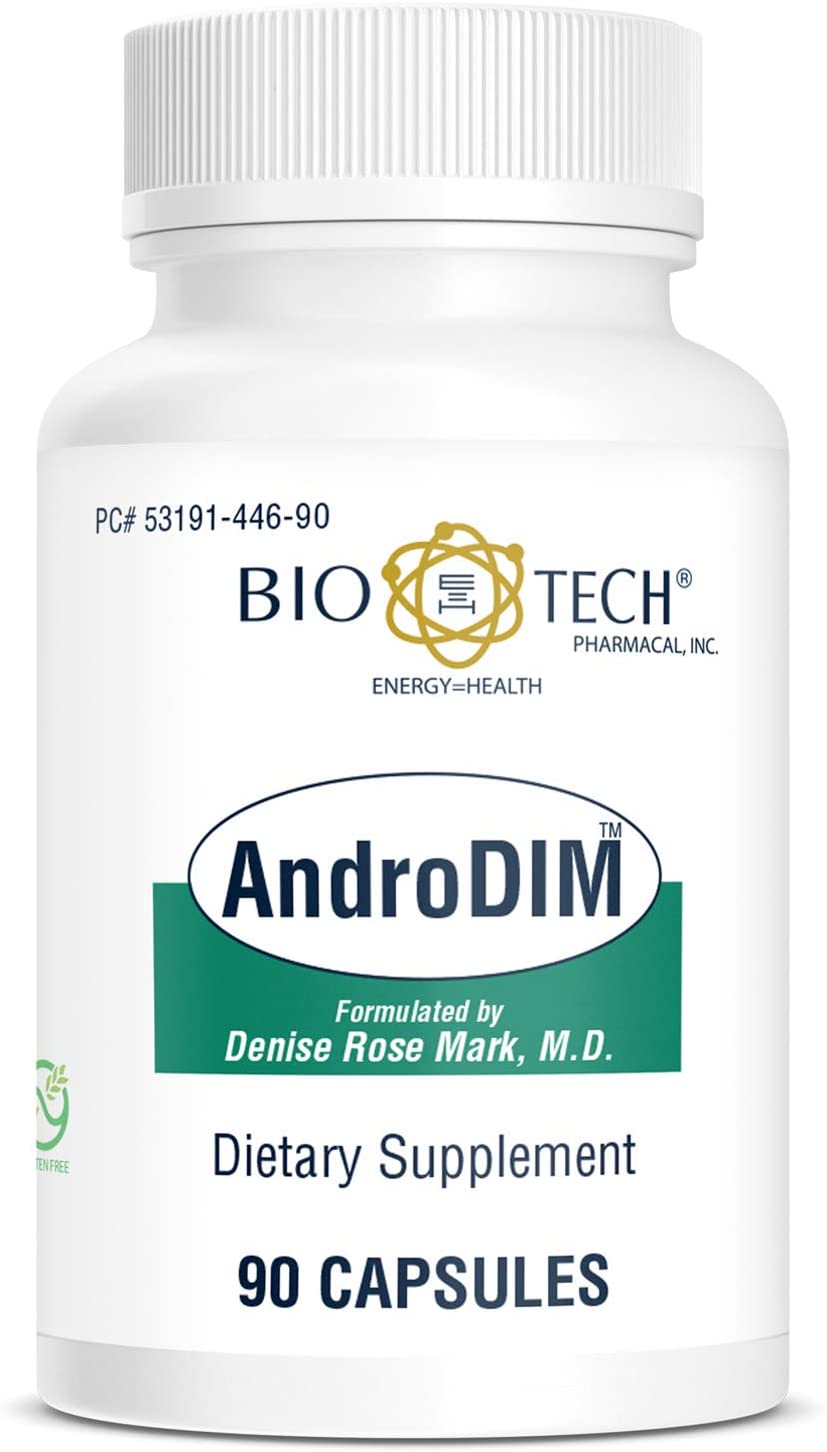 The front side of  an AndroDIM dietary supplement bottle
