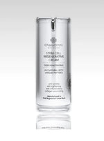 The front side of the CharaOmni stem cell regenerative cream flask