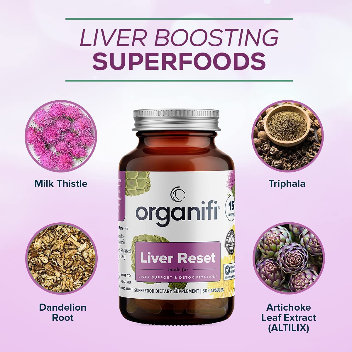 superfood ingredients that go into Organifi Liver Reset