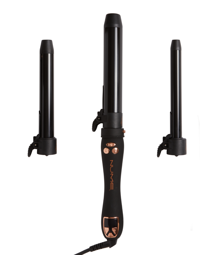 Automatic Rotating Curling Iron Set – 3 Barrel Sizes